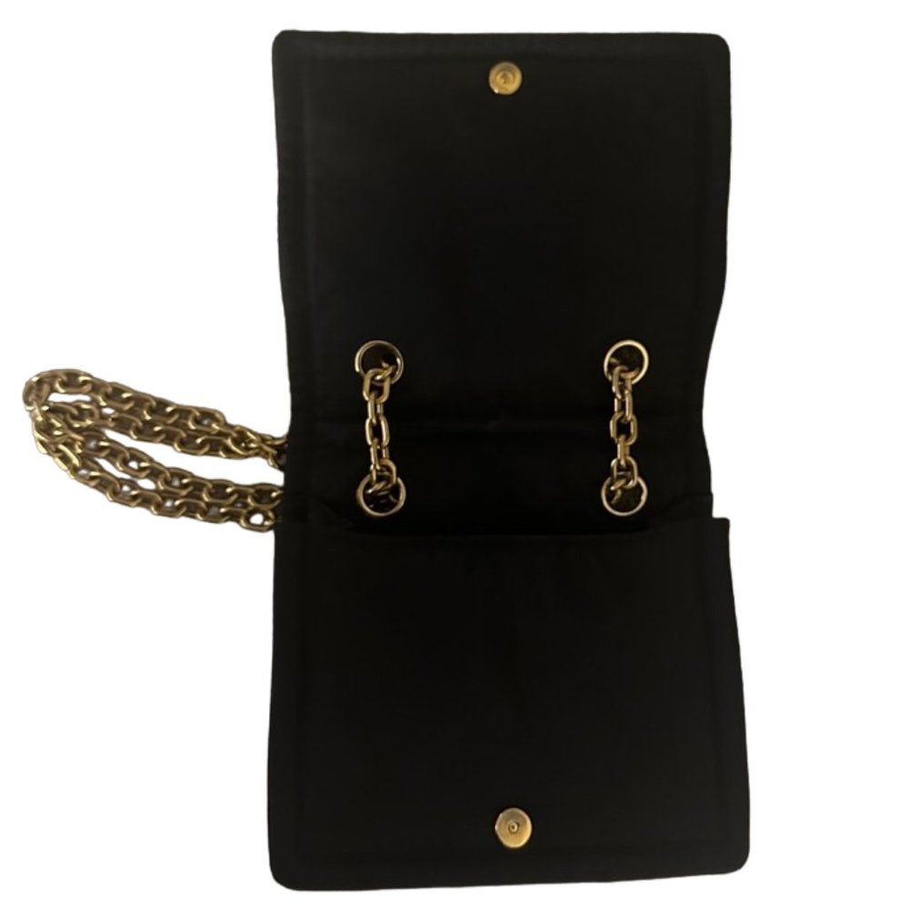 Prada Tessuto Nylon Chain Crossbody Shoulder Bag Black - Picture 9 of 16